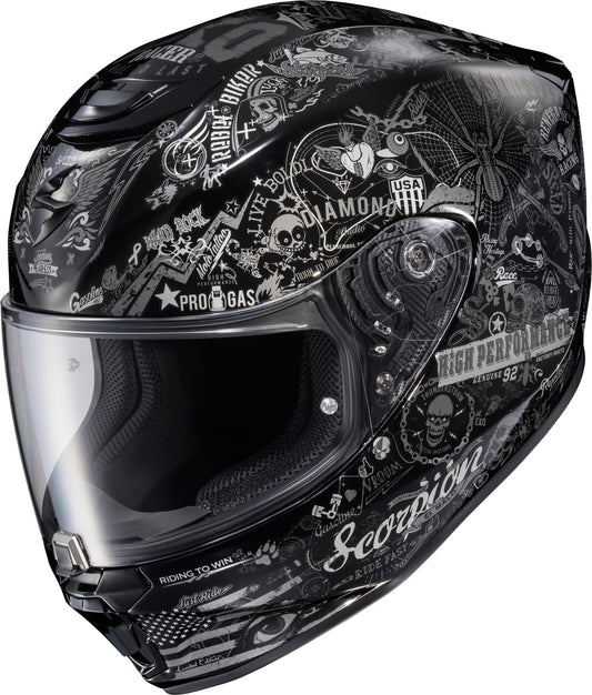 Exo-r330 Full Face Helmet Shake 2 White Xl