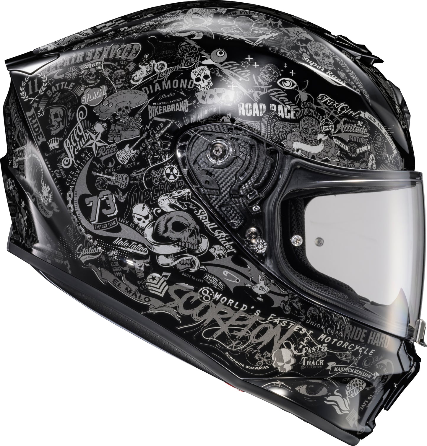 Exo-r330 Full Face Helmet Shake 2 White Xl
