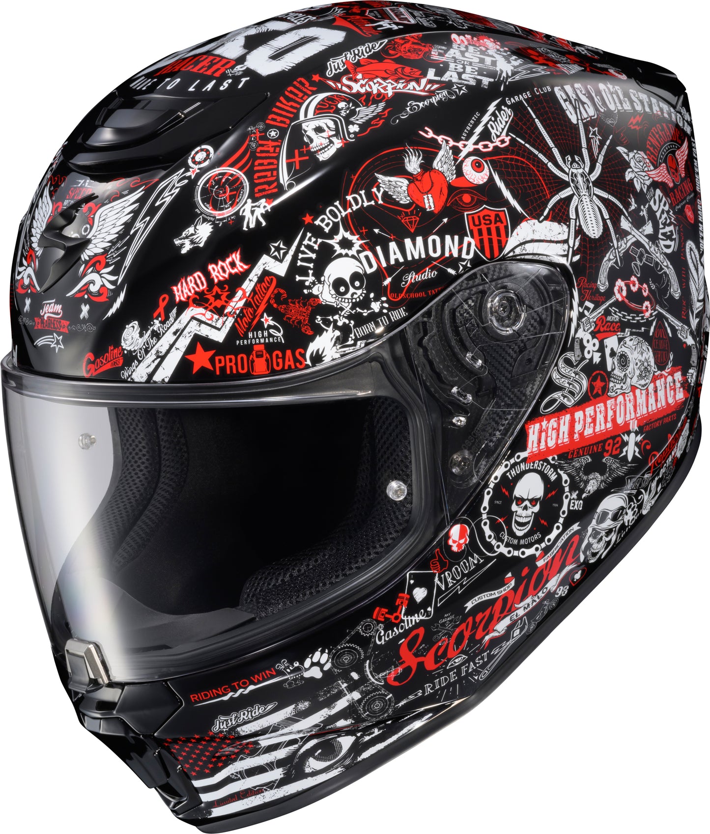 Exo-r330 Full Face Helmet Shake 2 White Xl