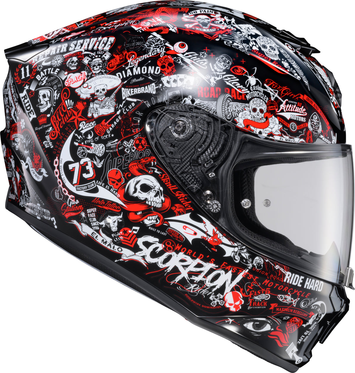 Exo-r330 Full Face Helmet Shake 2 White Xl