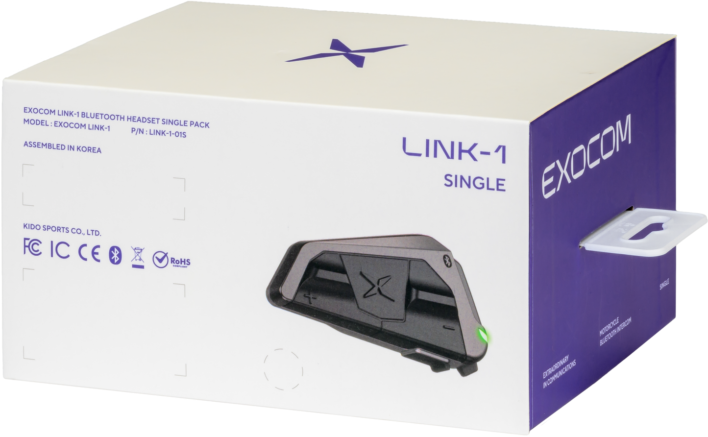 Exocom Link-1 Bluetooth Communicator (single Pack)