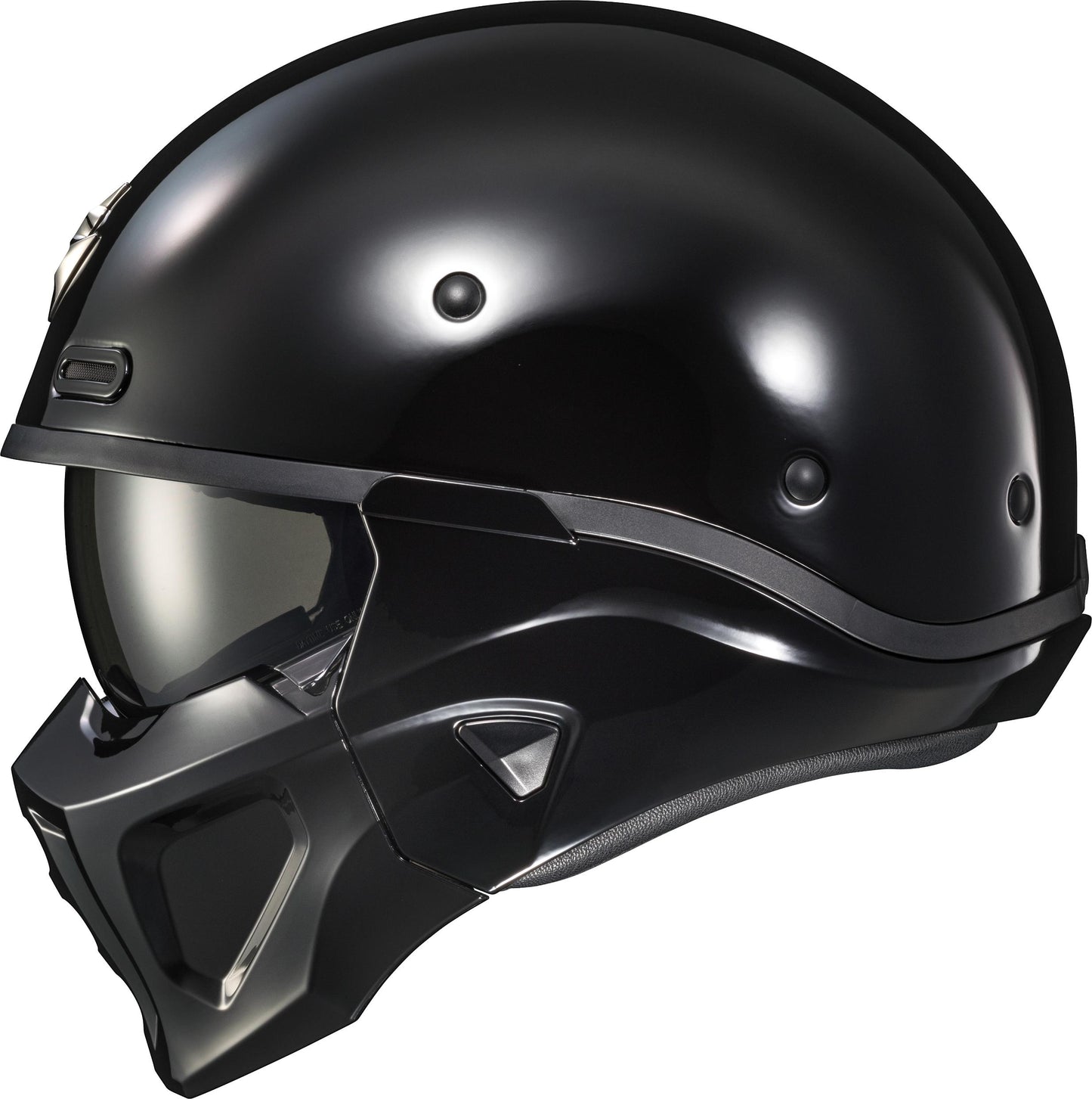 Covert X Open-face Helmet Gloss Black Md