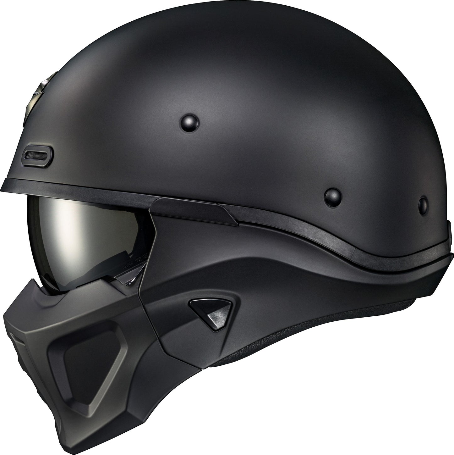 Covert X Open-face Helmet Matte Black Md