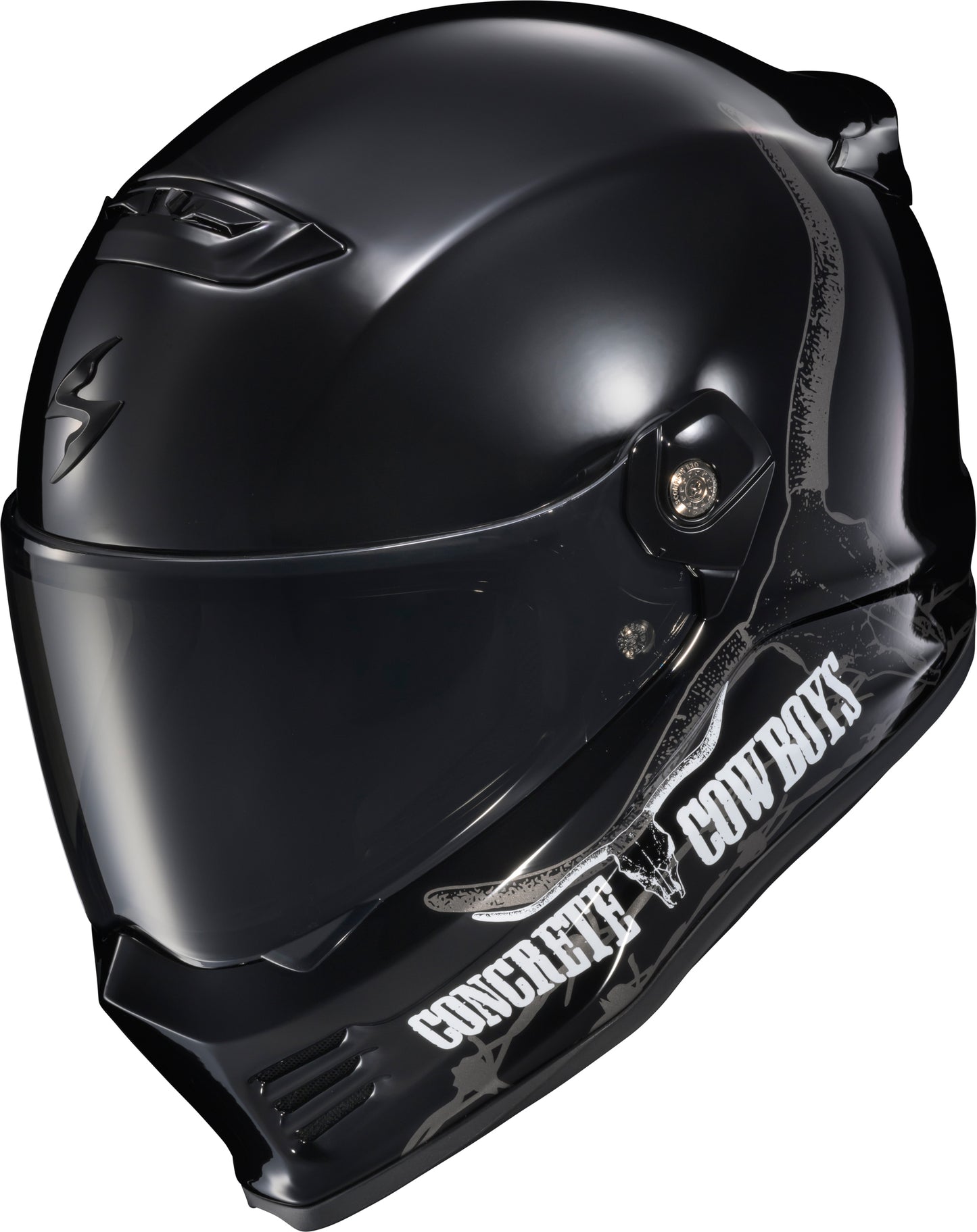 Covert Fx Full Face Helmet Caiman Gloss Black Xl