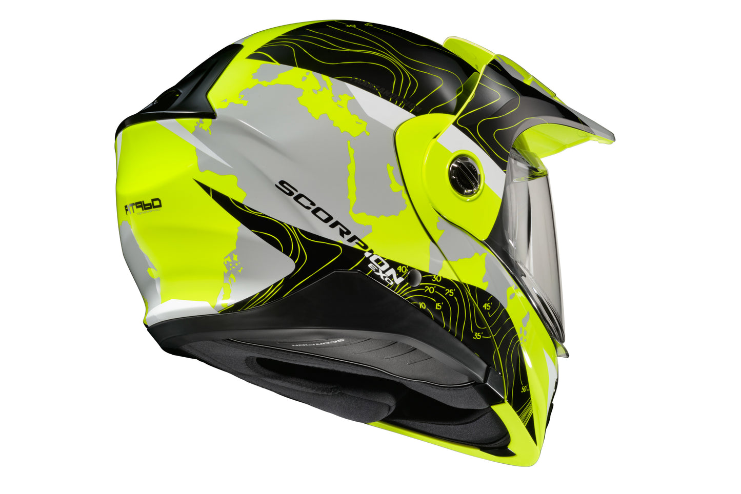 Scorpion Exo-at960 Modular Helmet Topographic