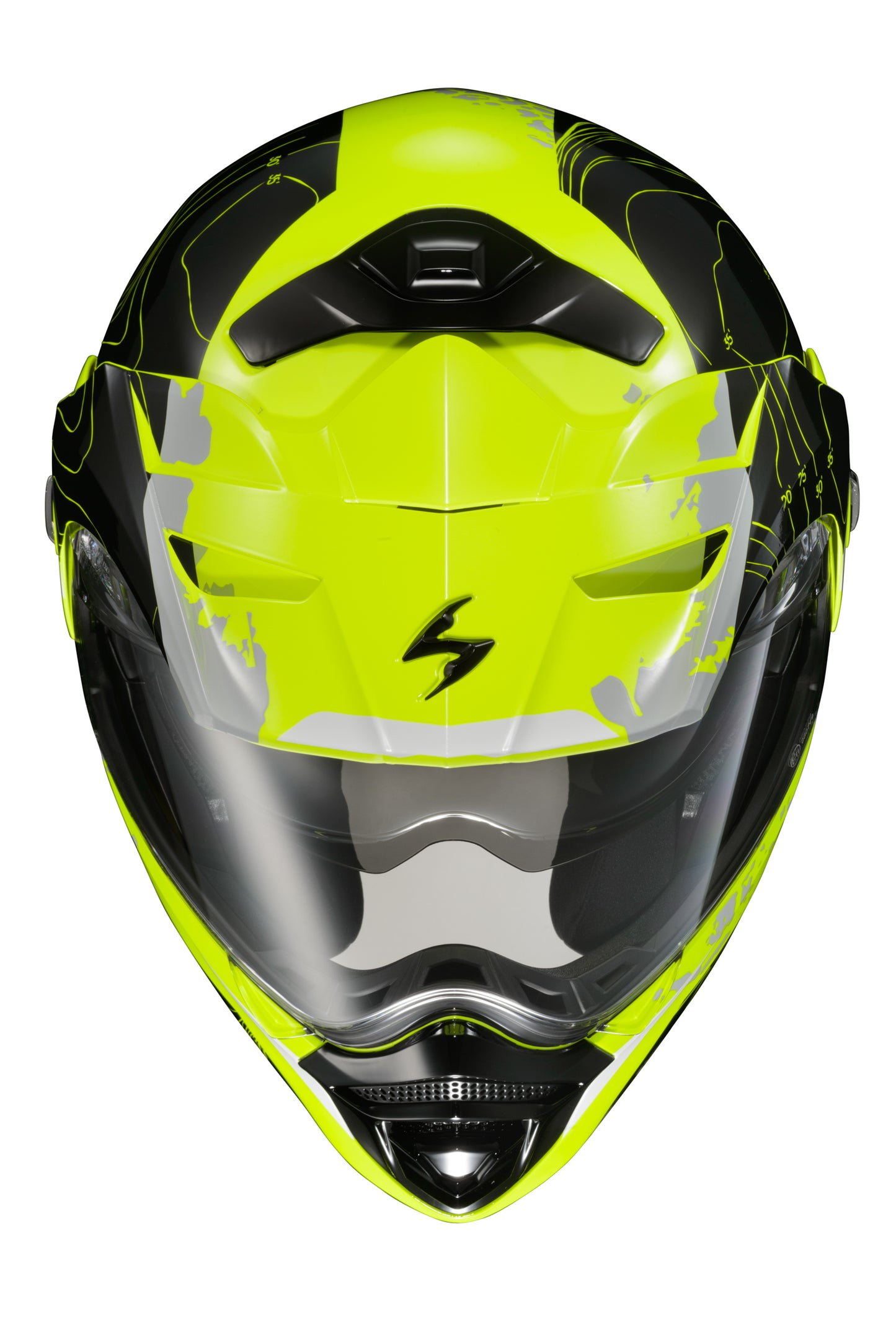 Scorpion Exo-at960 Modular Helmet Topographic