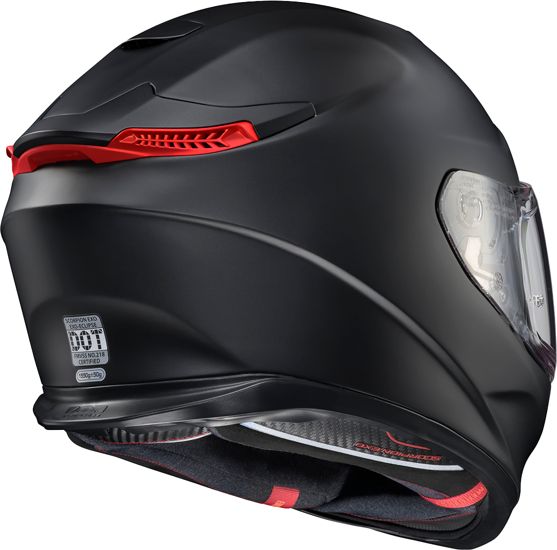 Exo-eclipse Full Face Helmet Lunar Red/white/black Xl
