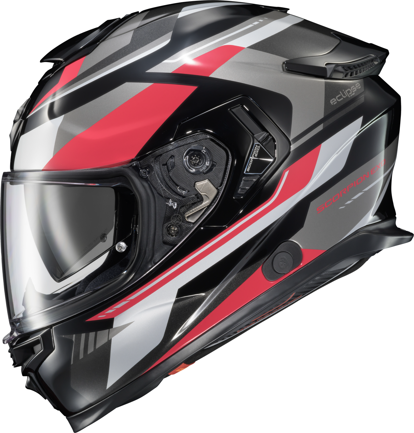 Exo-eclipse Full Face Helmet Lunar Red/white/black Xl