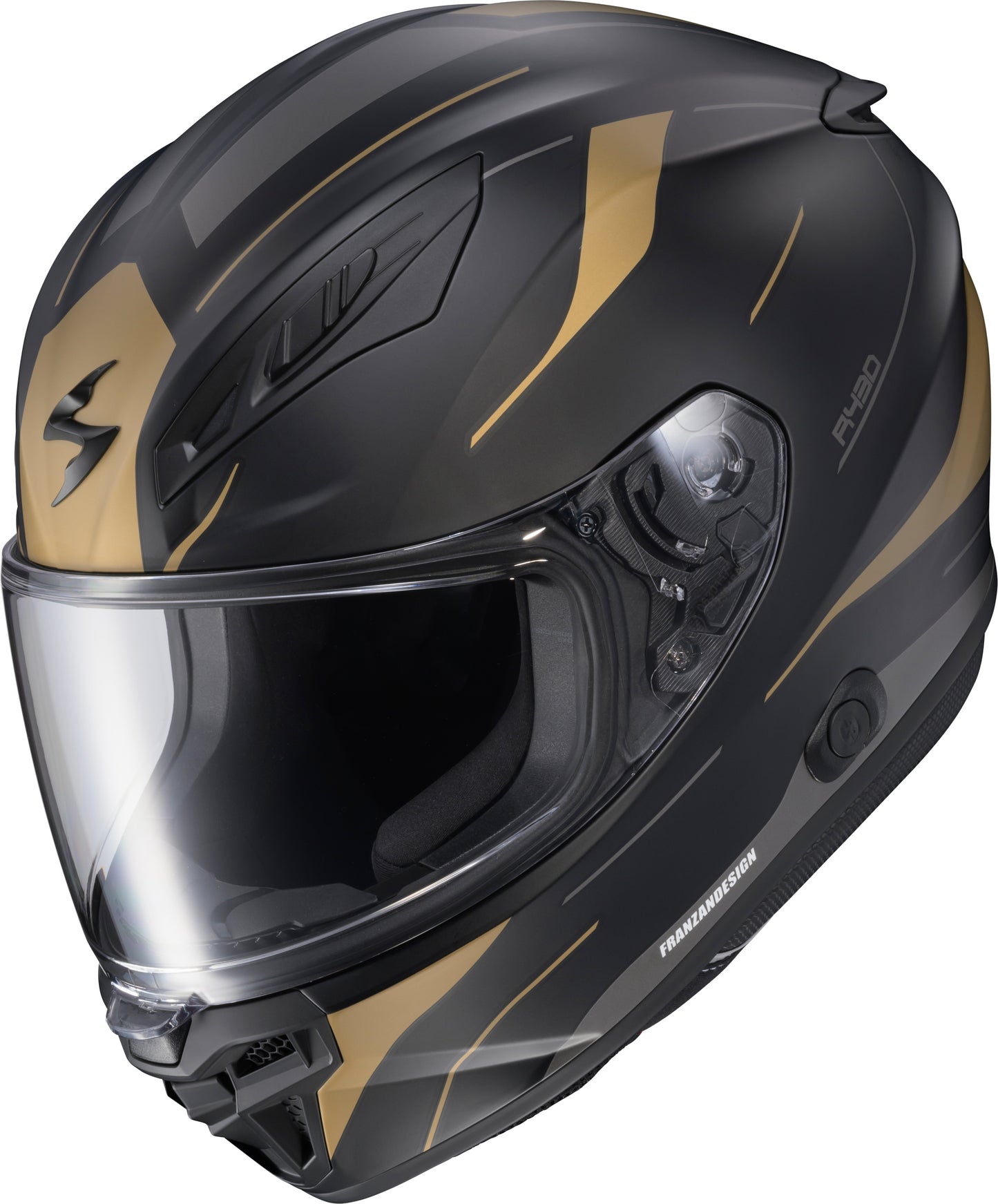 Exo-r430 Full Face Helmet Lone Star 2 Black/gold Xl