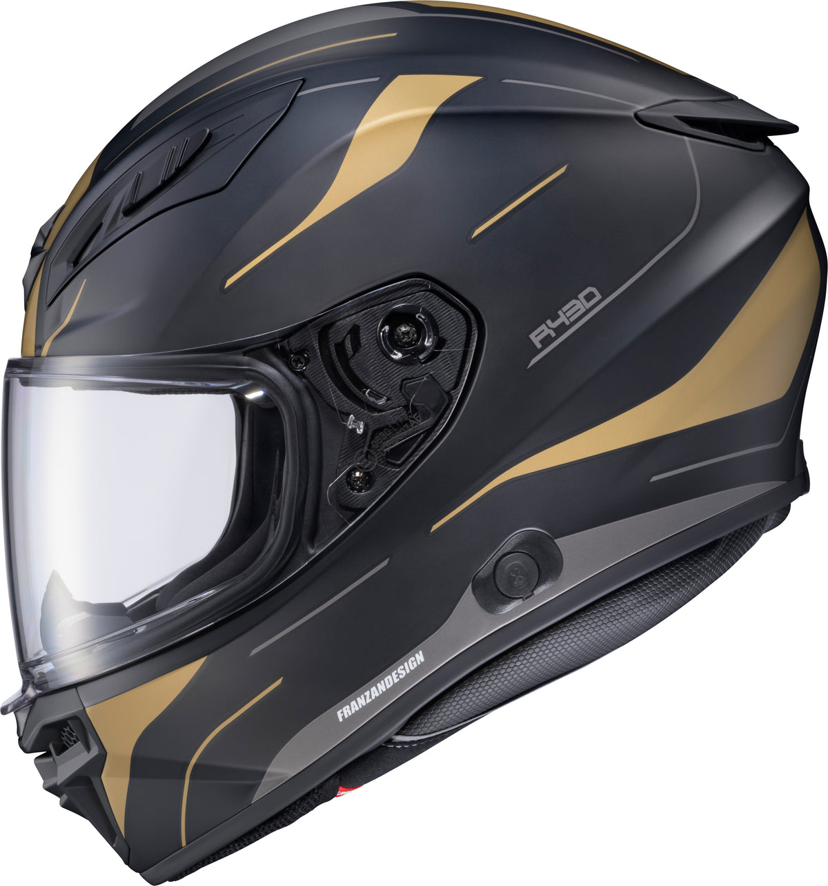 Exo-r430 Full Face Helmet Lone Star 2 Black/gold Xl