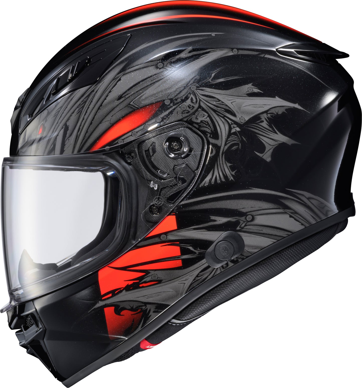 Exo-r430 Full Face Helmet Wyvern Blk/red Xl
