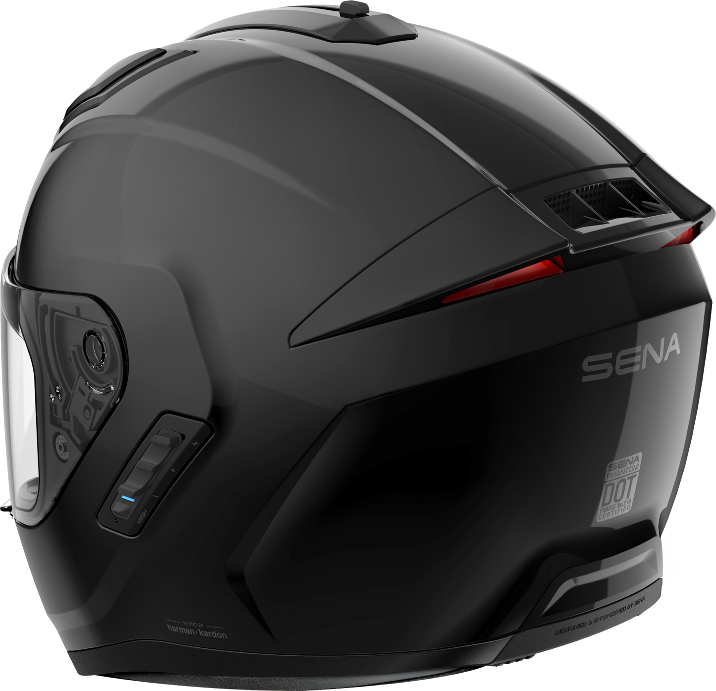 Phantom Ff Mesh Com Helmet Matte Black Xl