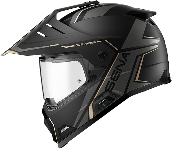 Outlander  Smart Ds Helmet Matte Black Xl