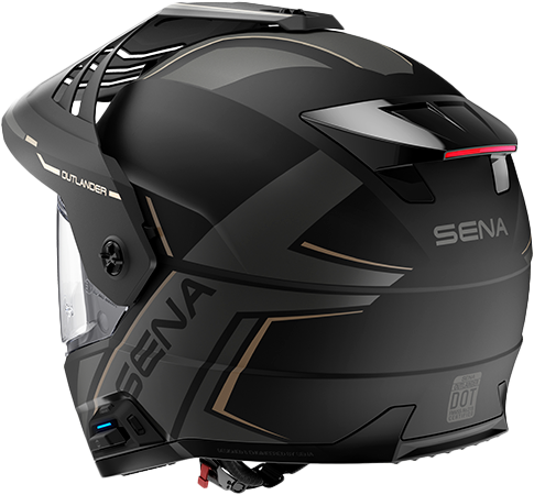 Outlander  Smart Ds Helmet Matte Black Xl