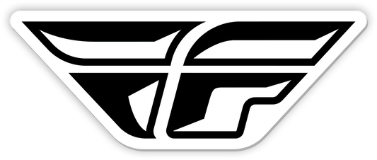 Sticker F-wing 4" 100pk Die Cut Laminated