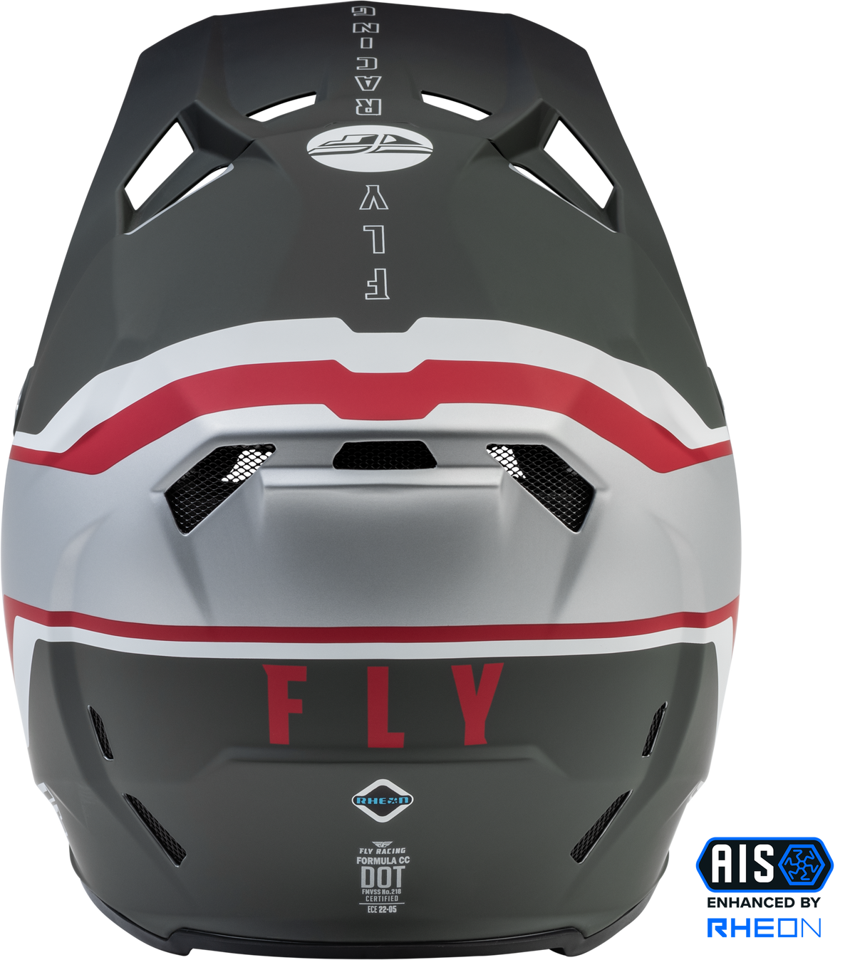 Formula Cc Driver Helmet Matte Silver/Red/White Sm