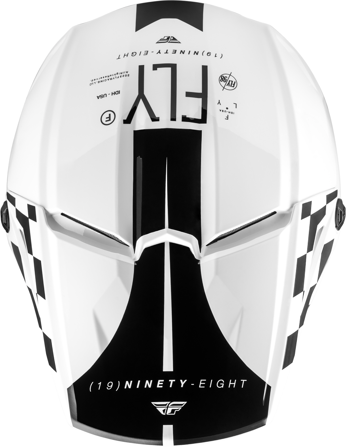 Kinetic Lite Rival Helmet Gloss White/Black Md