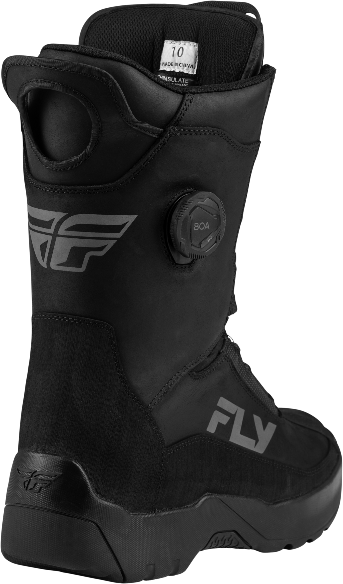 Inversion Double Boa Boot Black Sz 15