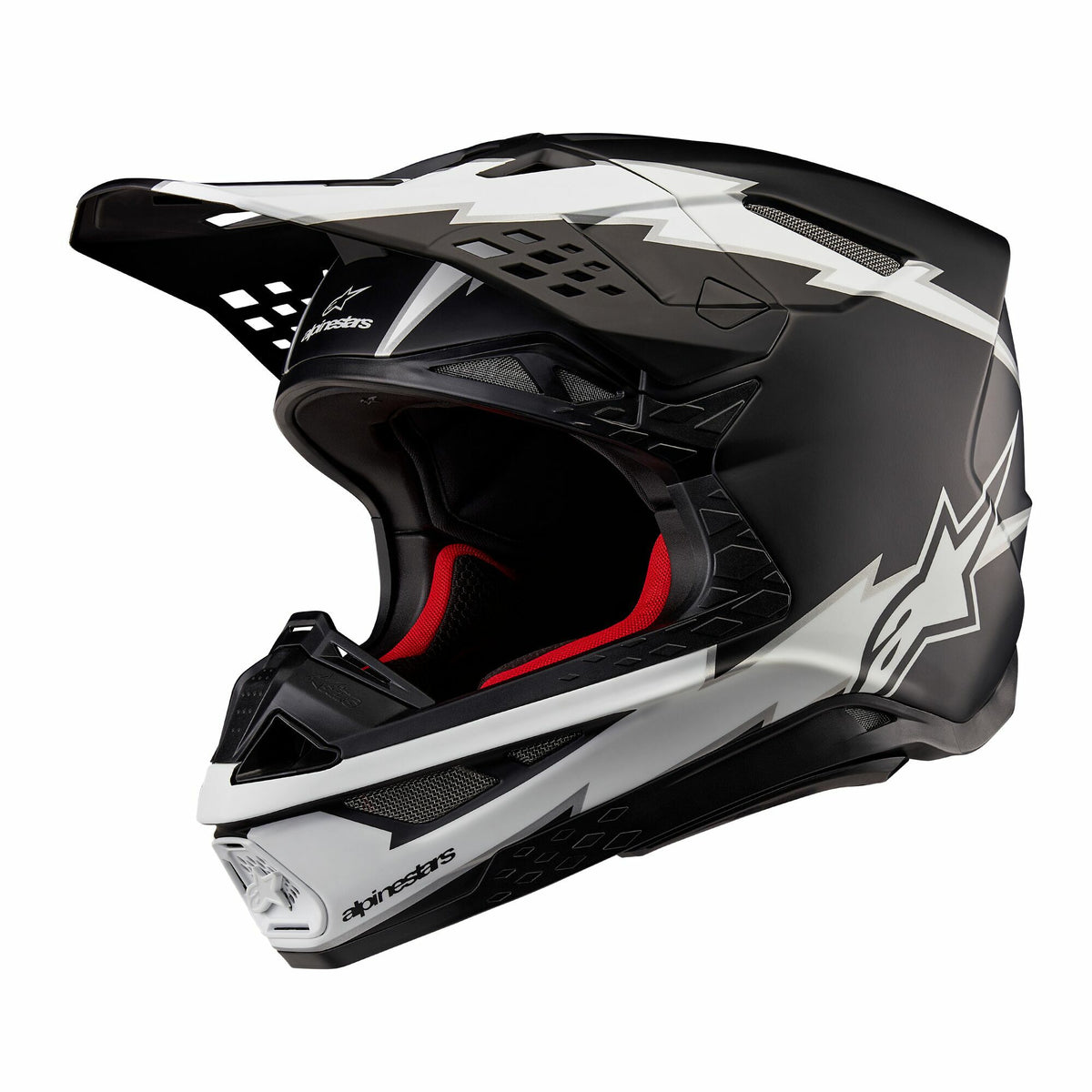 Supertech S M10 Ampress Helmet Black/White Matt Xs