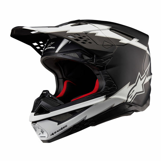 Supertech S M10 Ampress Helmet Black/White Matt Md