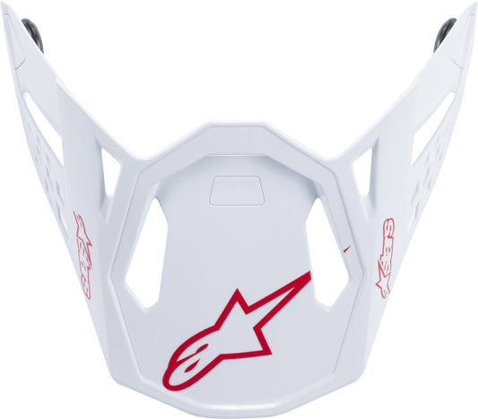 M10 Dyno Helmet Visor Red/White