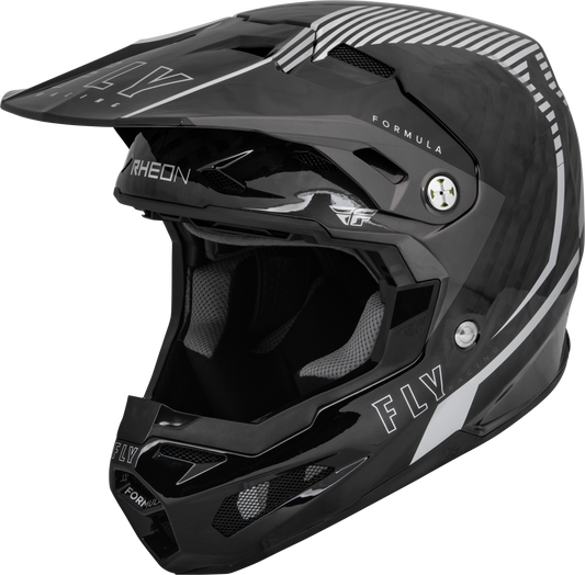 Formula Carbon Tracer Helmet Silver/Black Lg