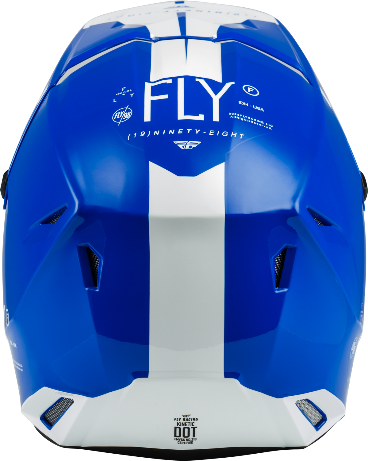 Kinetic Lite Rival Helmet Gloss Blue/White Md
