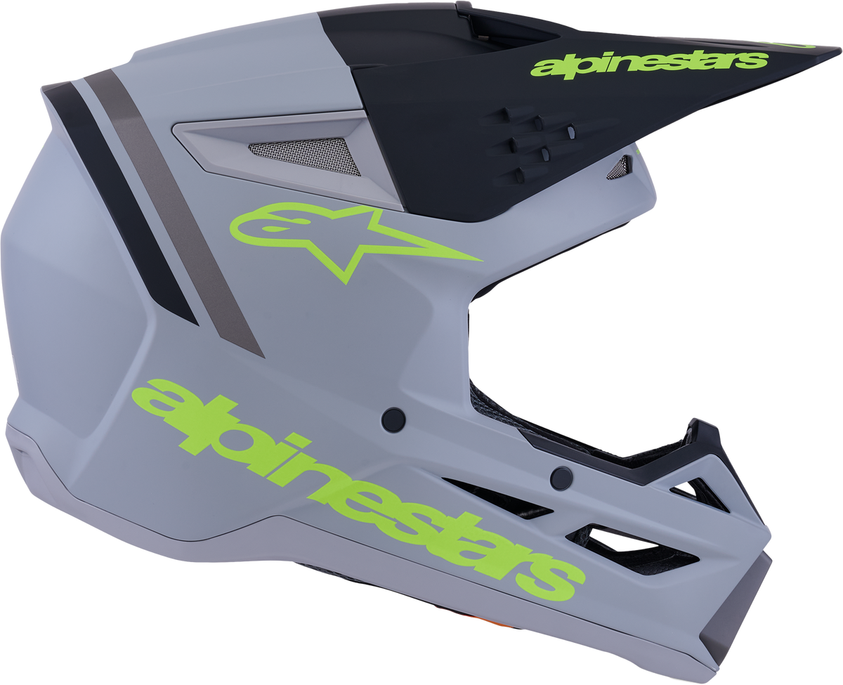 Sm3 Radium Helmet Gry/Blk/Ylw Fluo Matt Lg