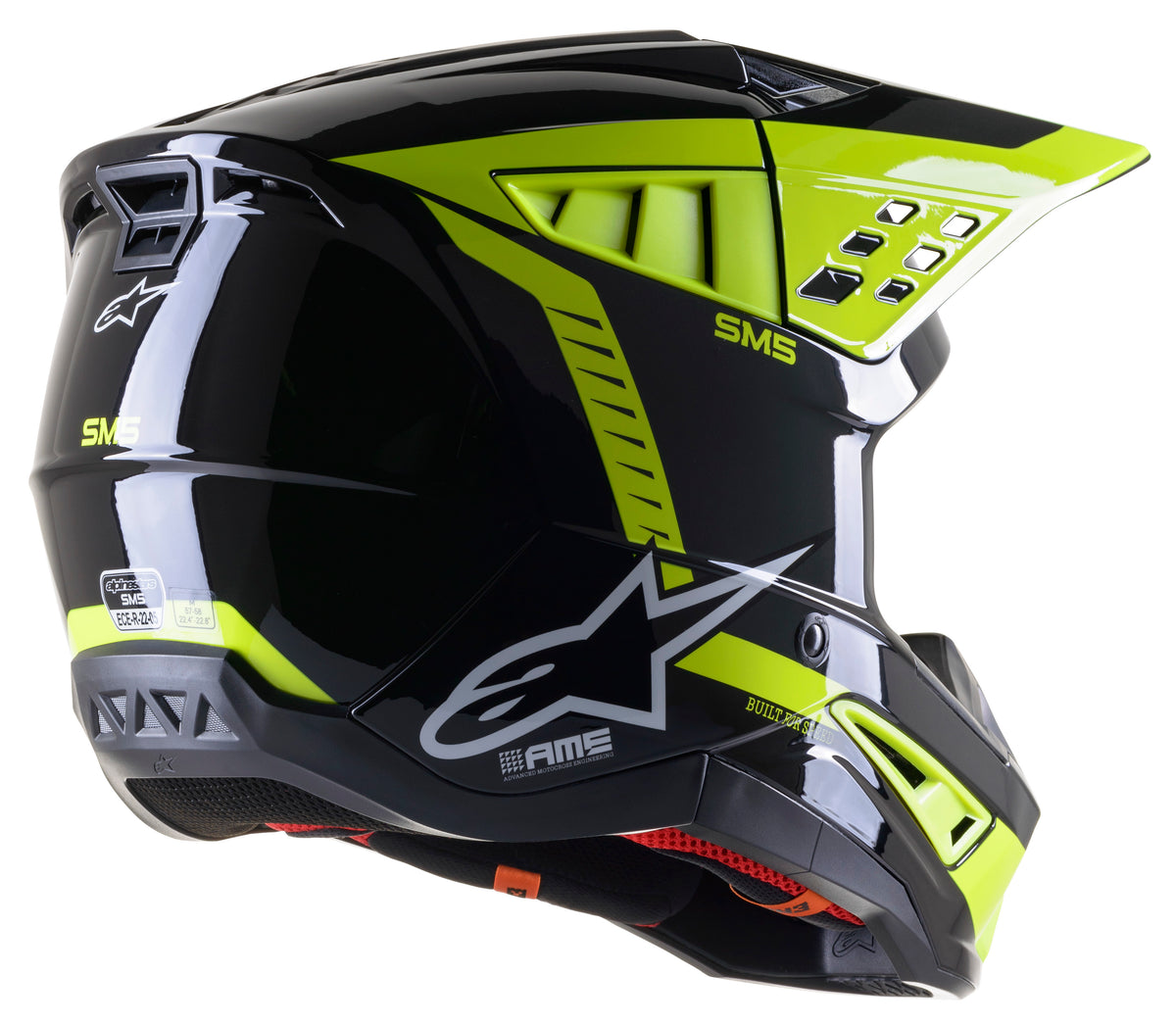 S M5 Beam Helmet Blk/Anthra/Ylw Fluo Glossy Lg