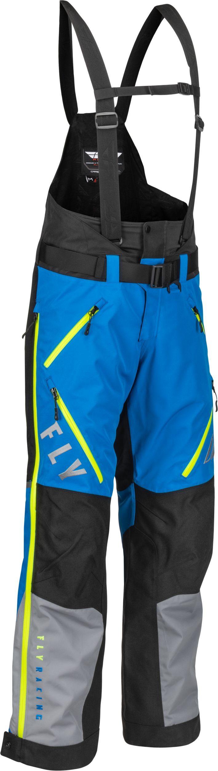 Carbon Bib Blue/Hi Vis Md