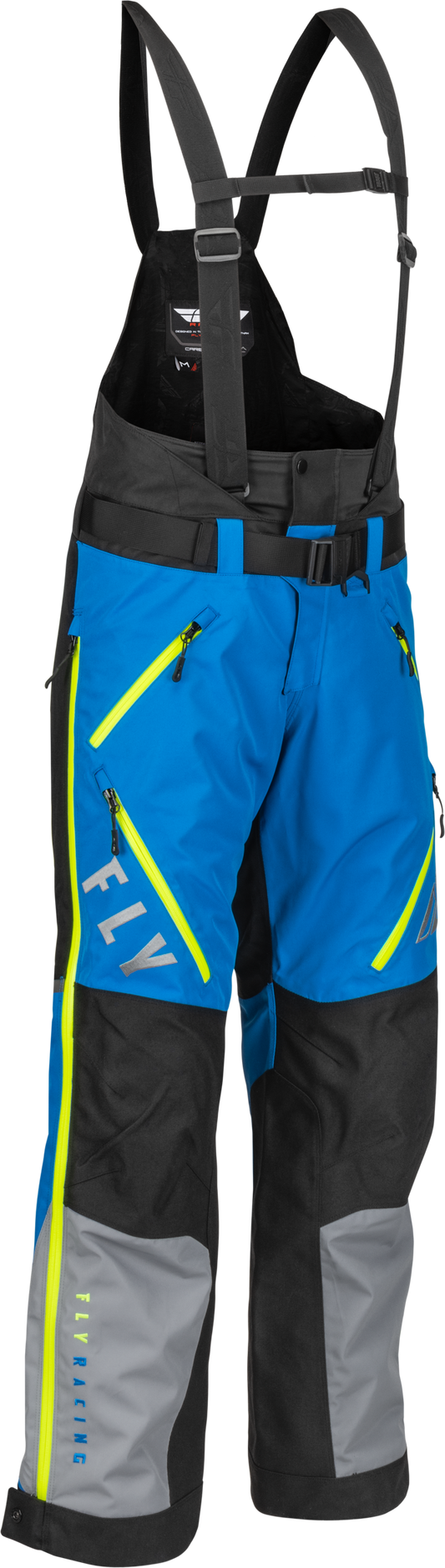Carbon Bib Blue/Hi Vis Md