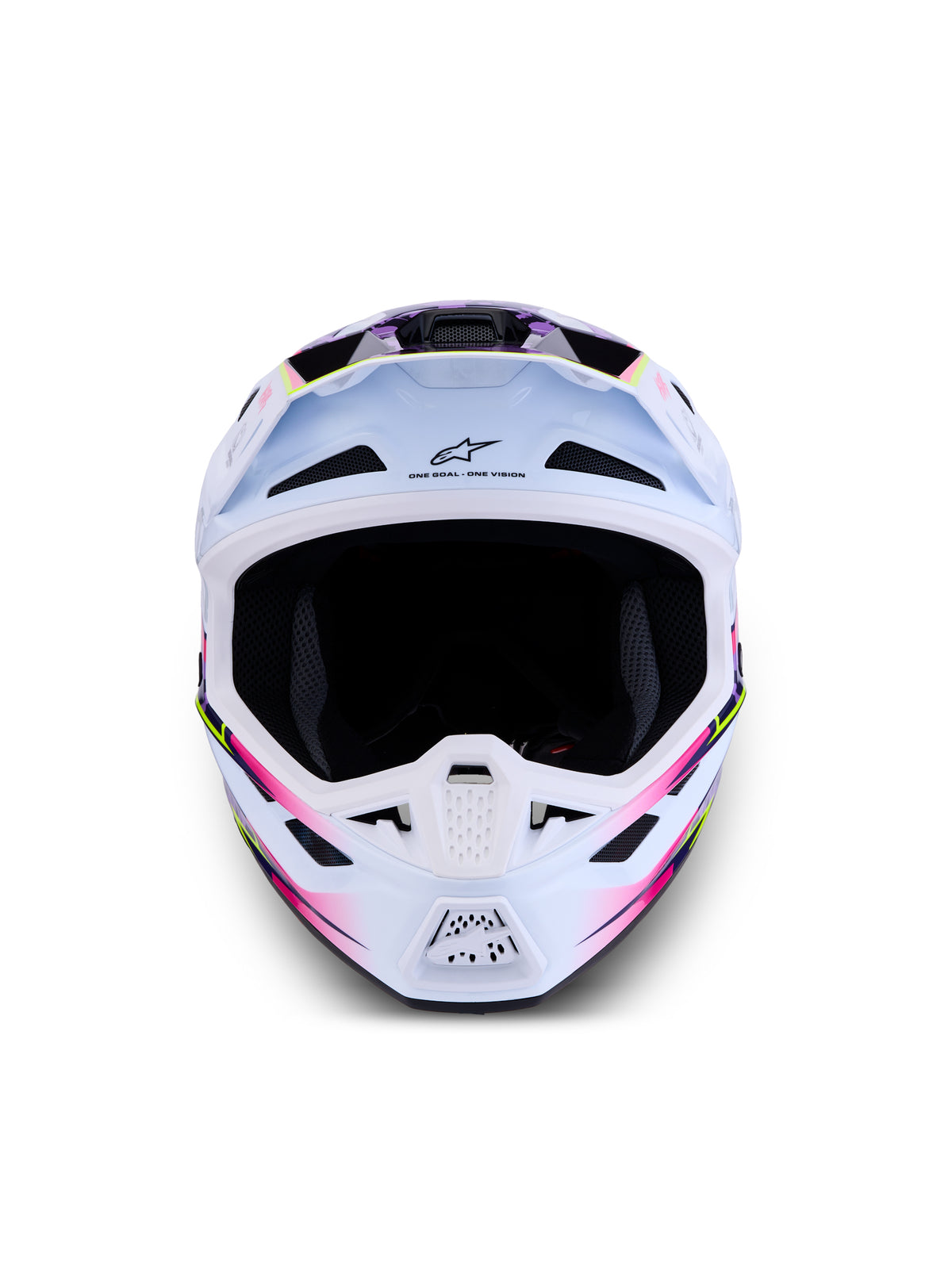 S M7 Blaster Helmet Ece06/Dot Prpl/Pink/Wht Glossy Md