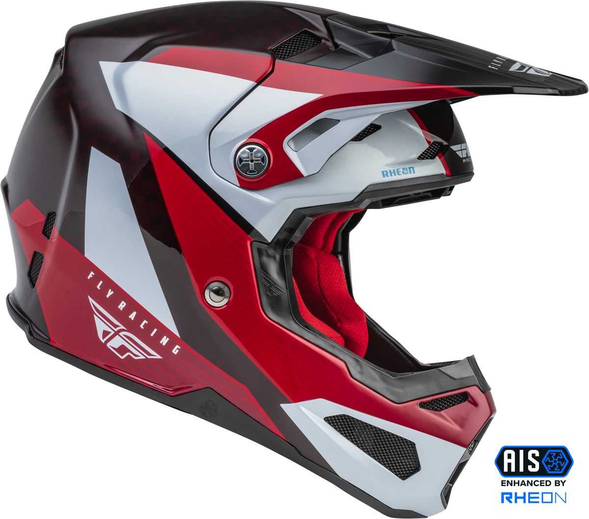 Formula Carbon Prime Helmet Red/White/Red Carbon Xl