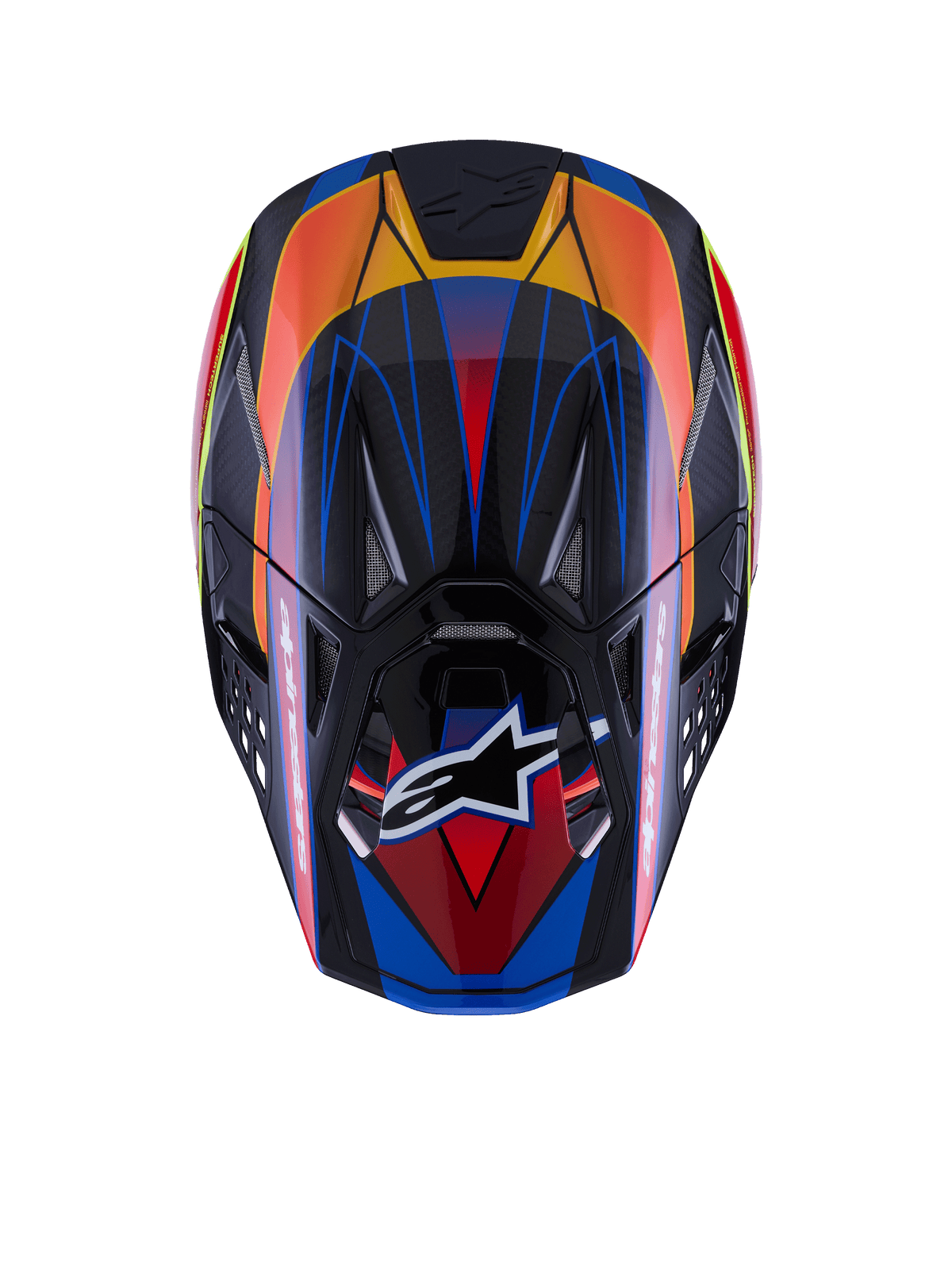 Supertech S M10 Era Helmet Blu/Rd/Ylw Fluo Glossy Md