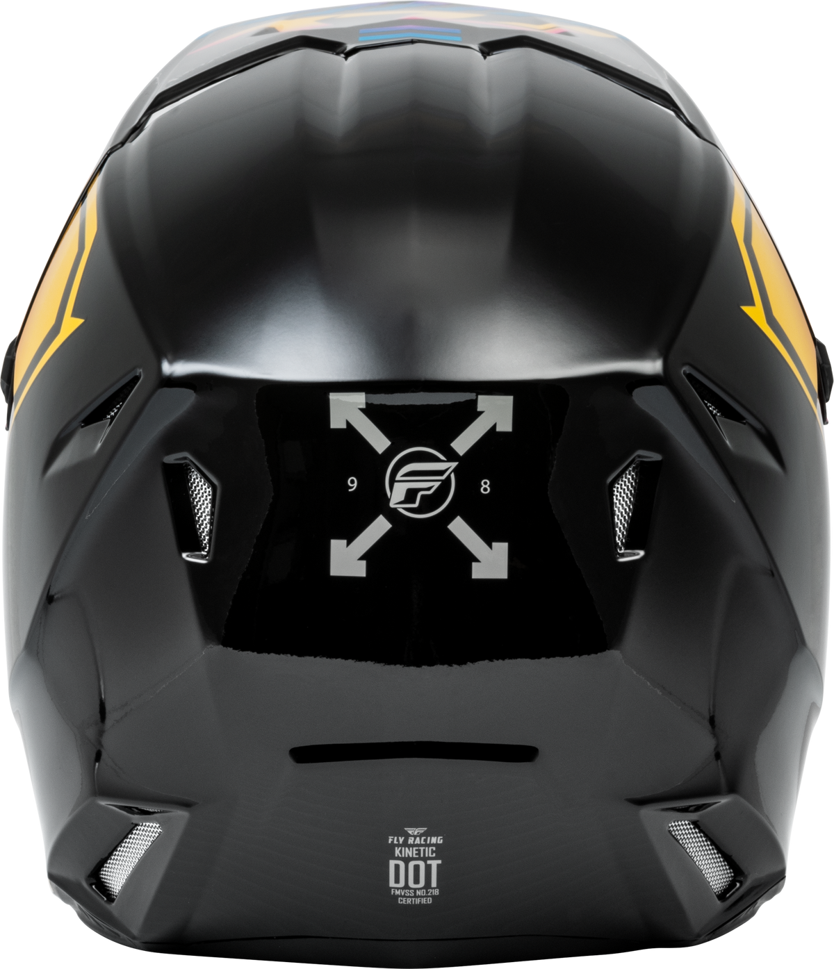 Kinetic Menace Helmet Black/Sunrise Lg