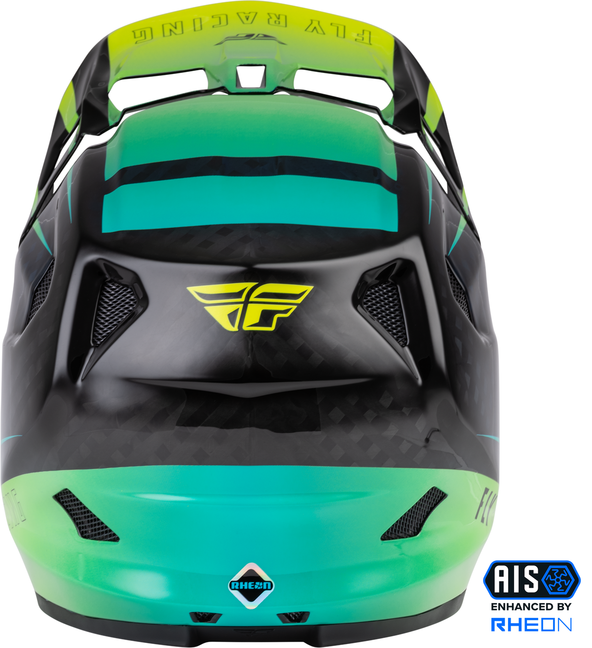 Werx R Helmet Hi Vis/Teal Carbon Xs