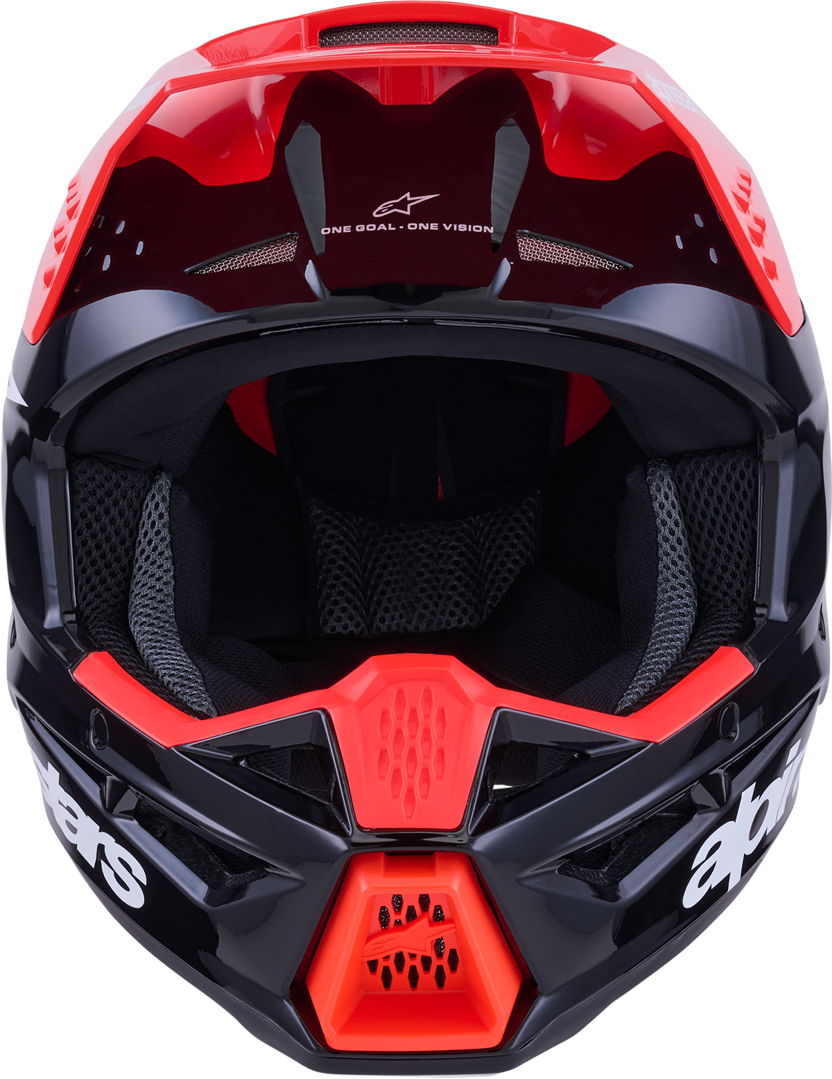 Sm3 Radium Helmet Blk/Red Fluo/White Glossy 2x