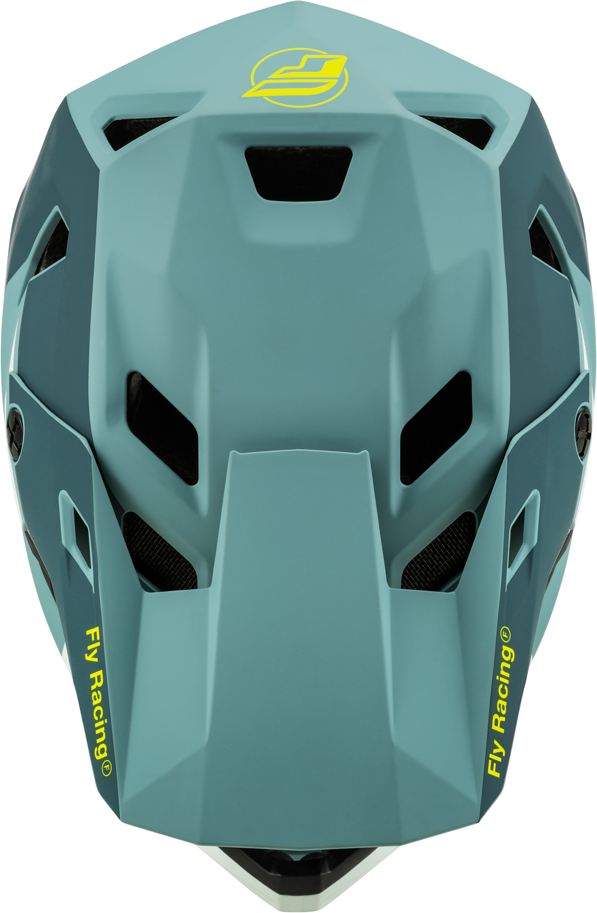 Youth Rayce Bicycle Helmet Matte Blue Stone/Hi Vis Ys