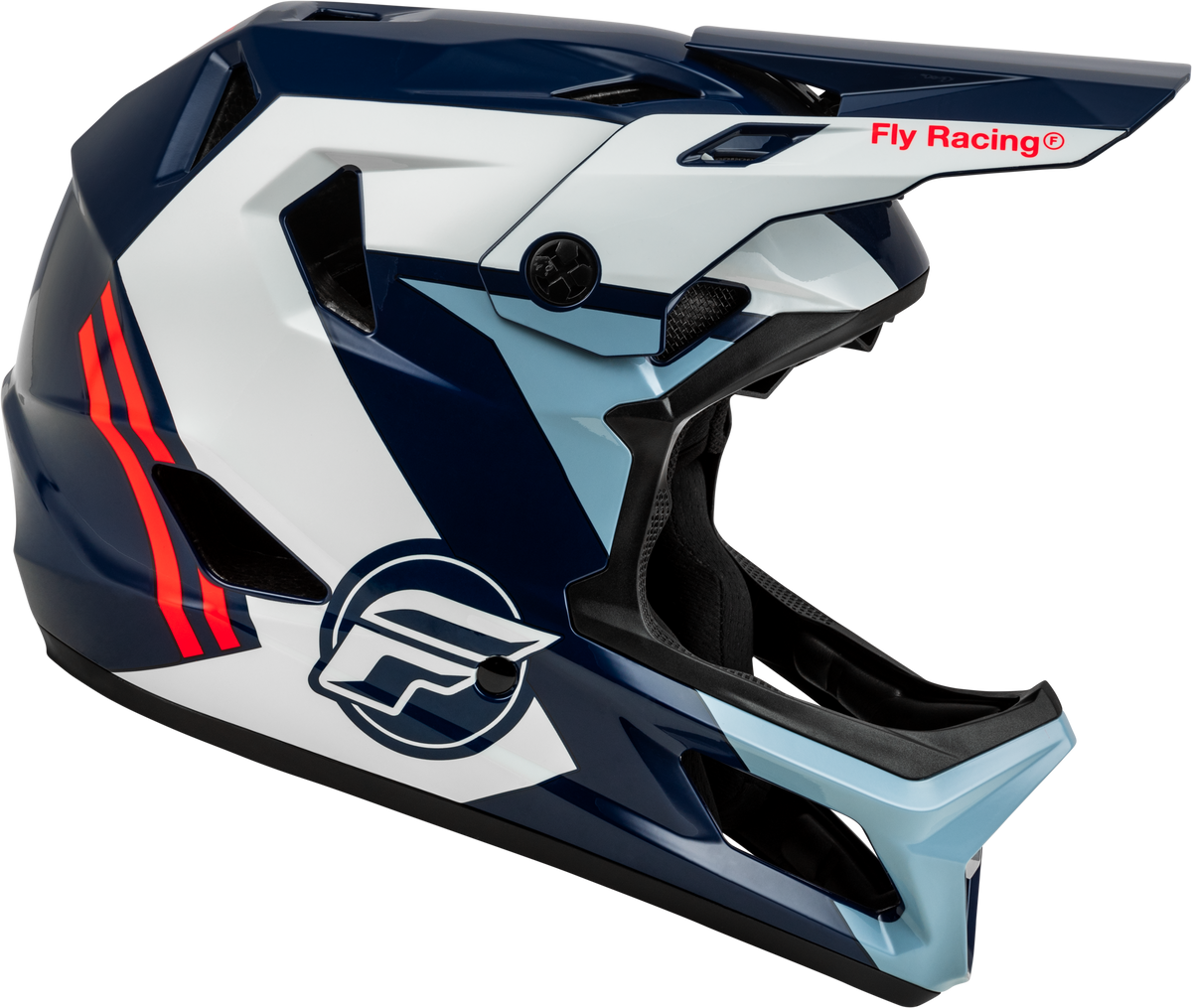 Youth Rayce Bicycle Helmet Red/White/Blue Ys