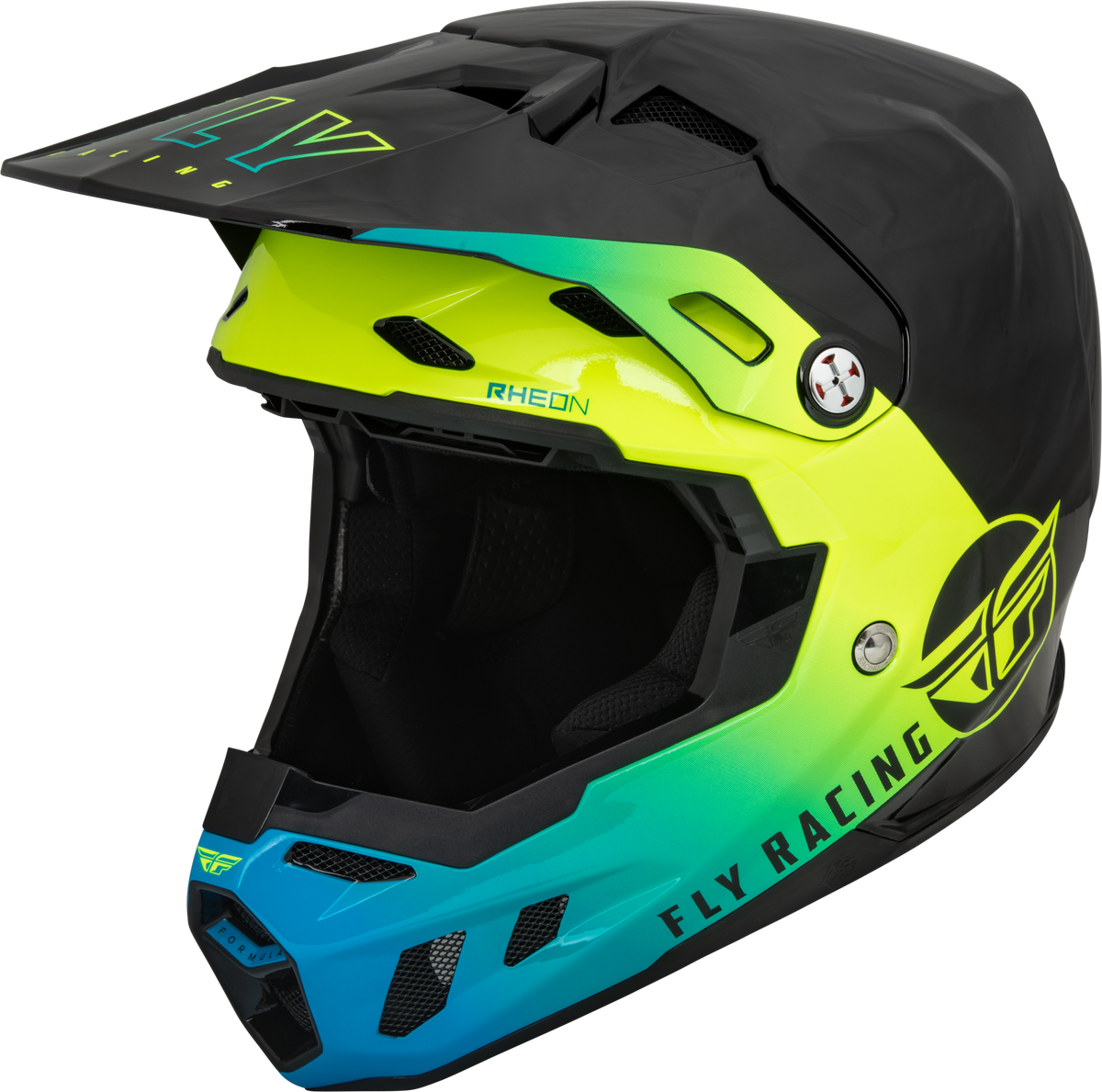 Formula Cc Centrum Helmet Black/Blue/Hi Vis Lg