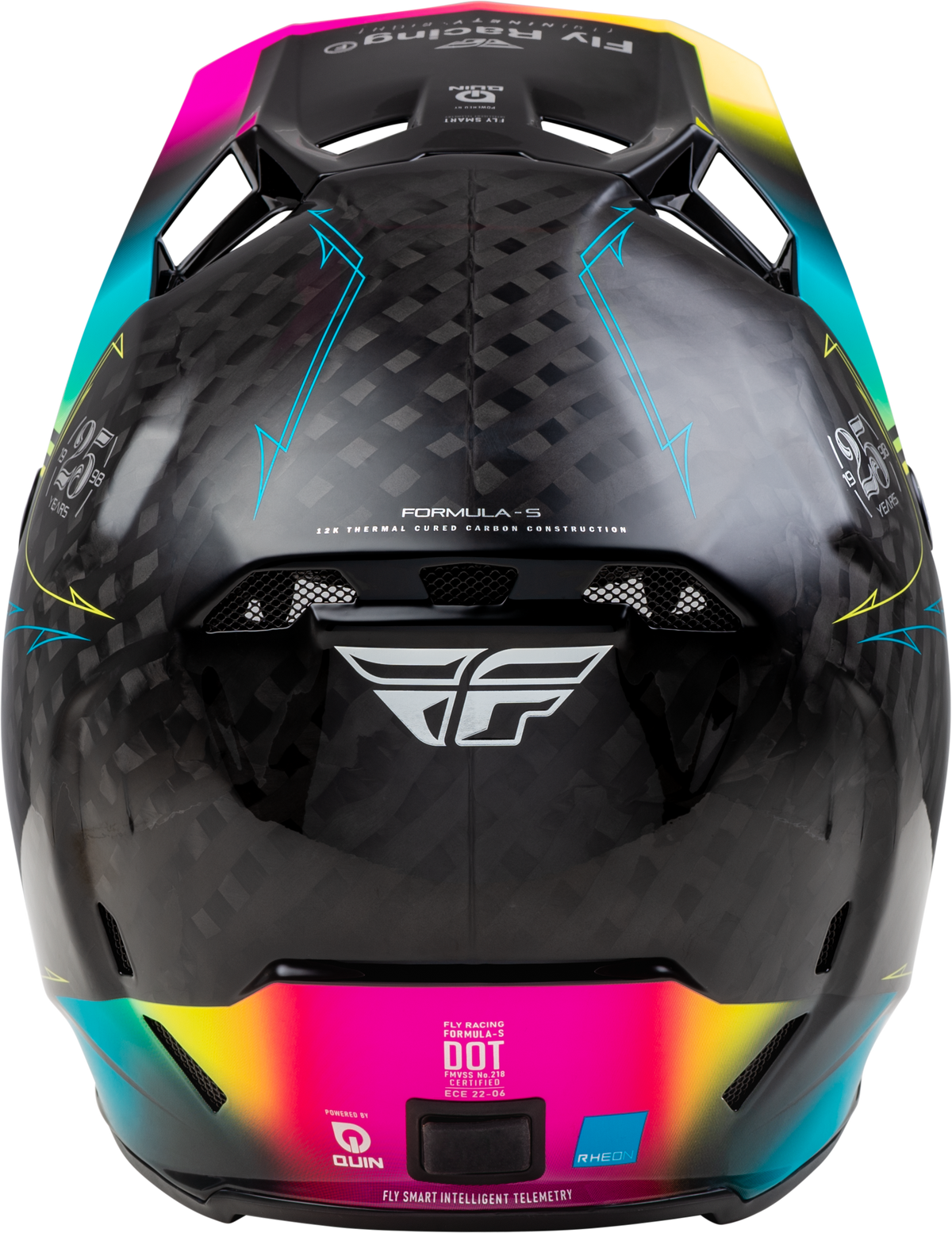 Formula S Carbon Legacy Helmet Black/Electric Blu/Fuschia Xs