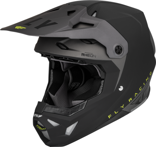 Formula Cp Slant Helmet Matte Black/Grey/Hi Vis Md
