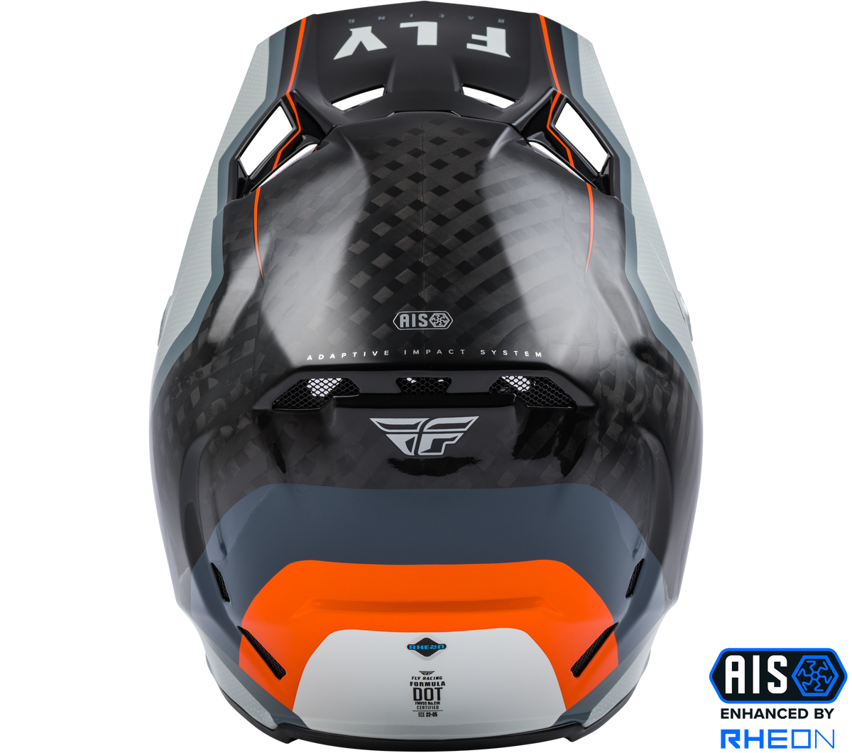 Formula Carbon Axon Helmet Black/Grey/Orange Md
