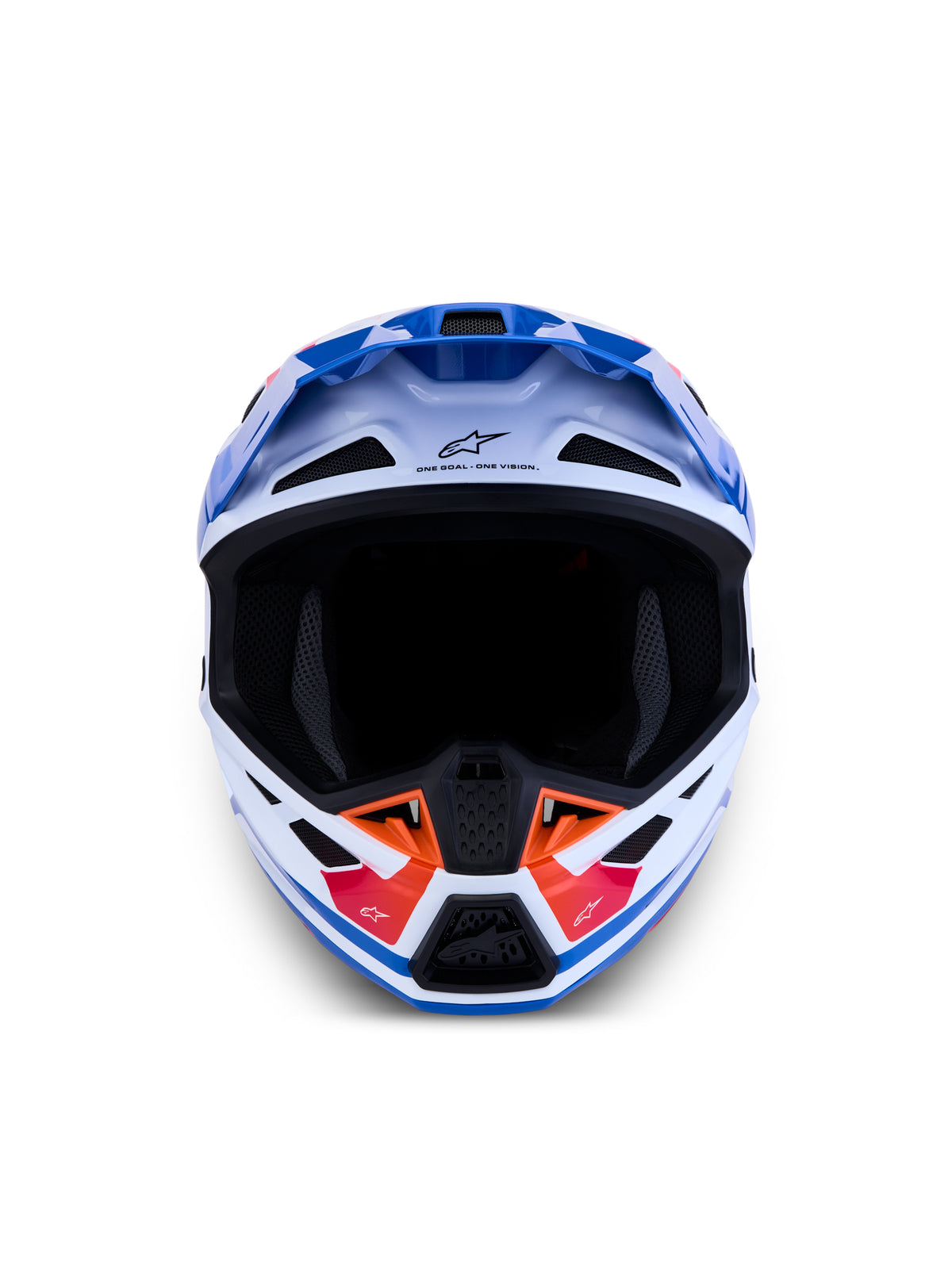 S M7 Core Helmet Ece06/Dot Wht/Blue/Org/Pink Glossy Xl
