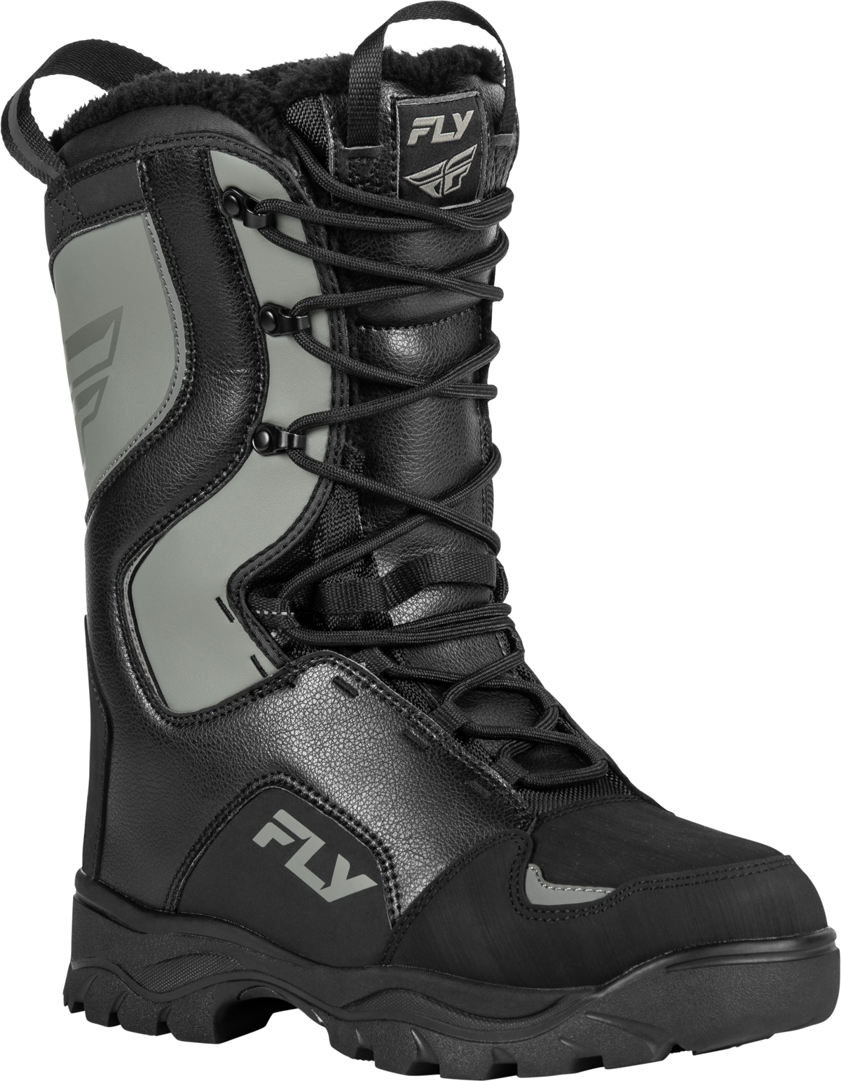 Marker Laced Boot Black/Grey 6