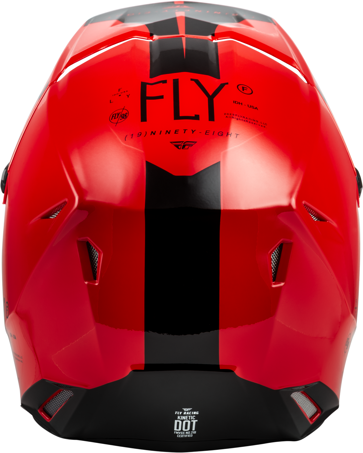 Kinetic Lite Rival Helmet Gloss Red/Black 2x