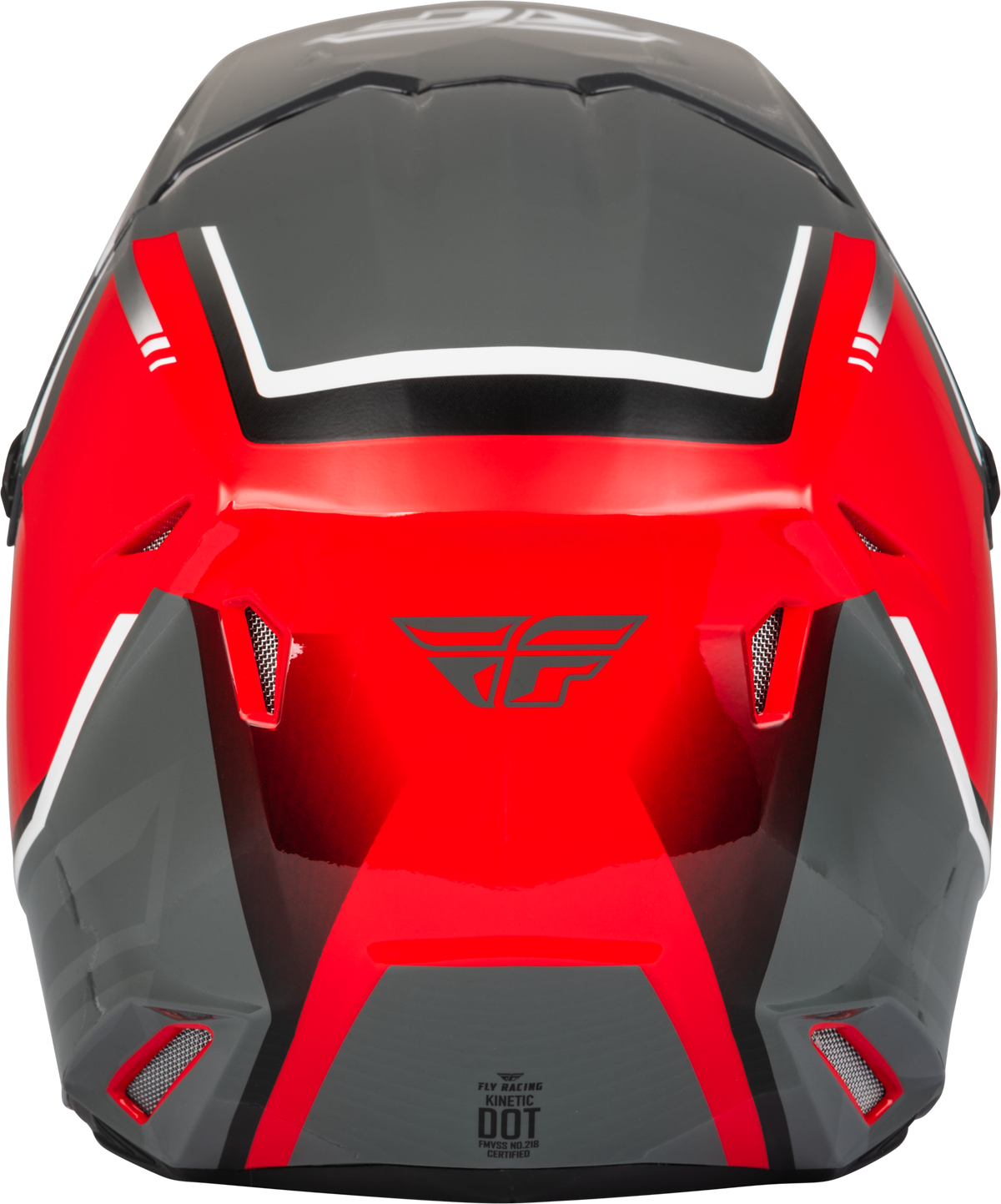 Kinetic Vision Helmet Red/Grey Sm