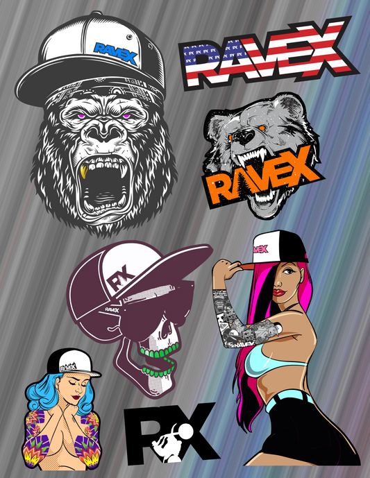 Rave X Sticker Sheet 2